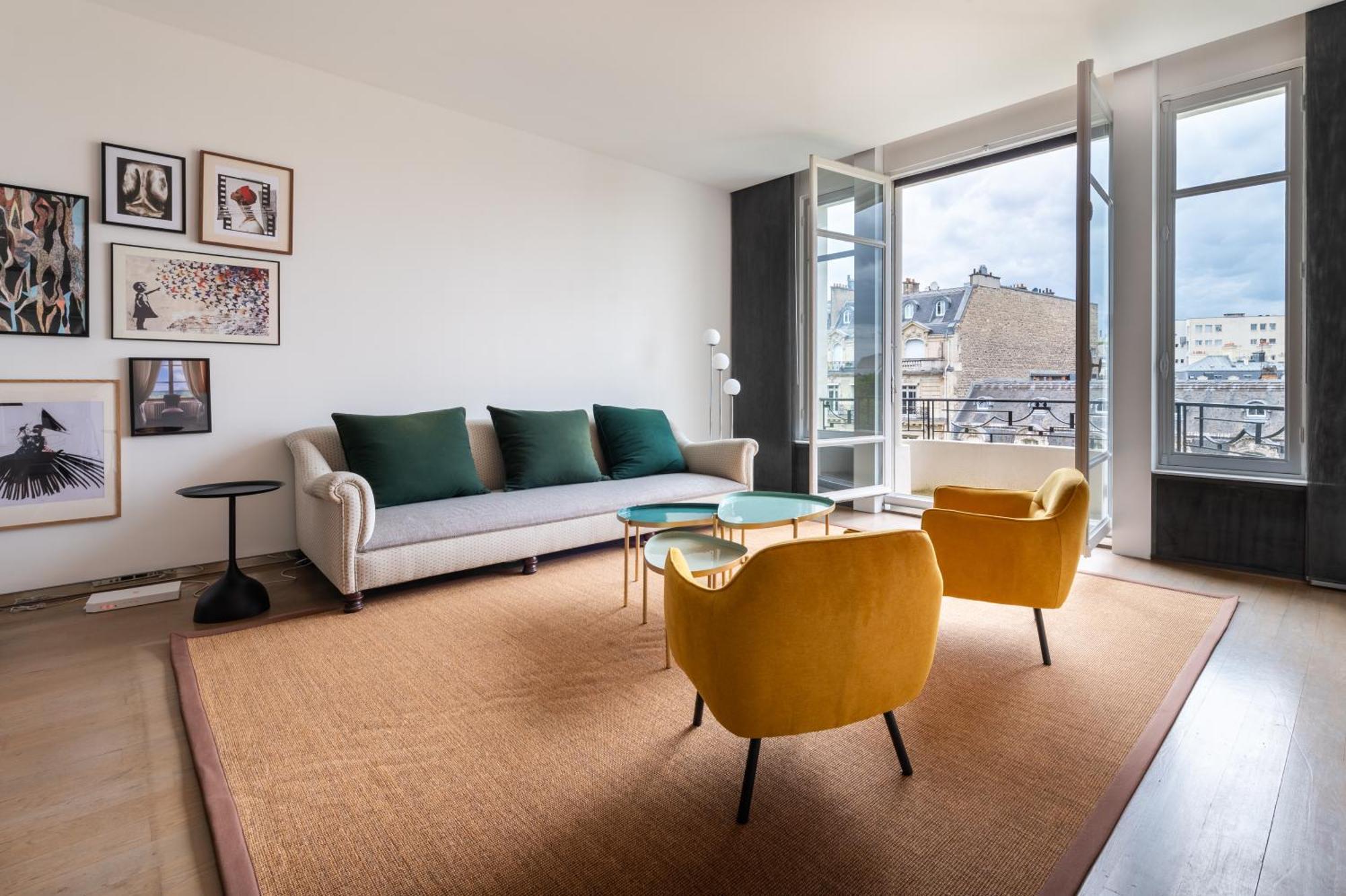 New-york Inspired 1bd Champs-elysees Appartement